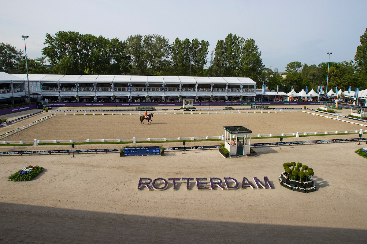 Landenwedstrijd dressuur CHIO Rotterdam in 2024 geen FEI Nations Cup competitie